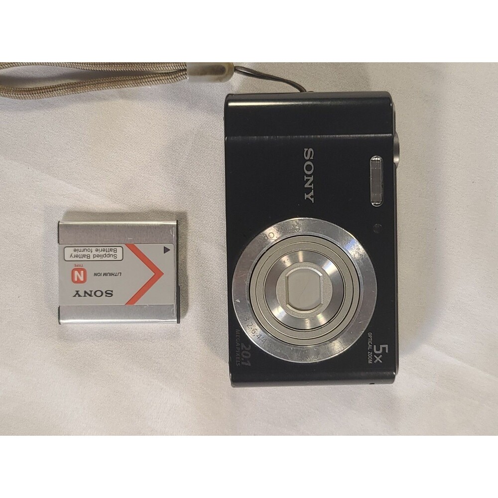 Sony Cyber-shot DSC-W800 20.1MP Black Digital Camera 5x Zoom